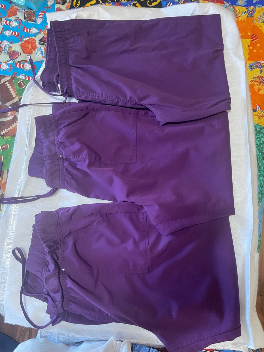 ScrubStar & Butter Soft Women's Eggplant Scrub Pants. Good Condition. Size 2X.